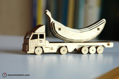 Build Your Own 18 Wheeler Toy Kit