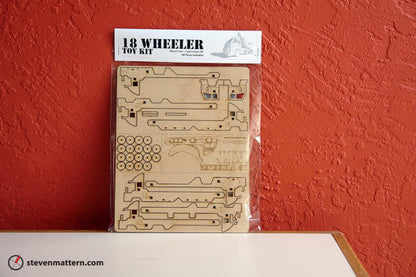 Build Your Own 18 Wheeler Toy Kit