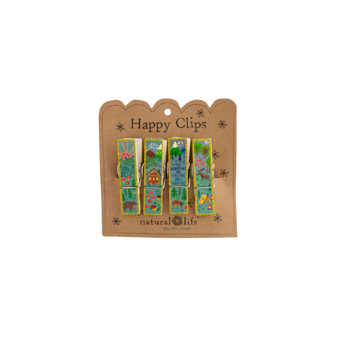 Happy Bag Clips, Set of 4
