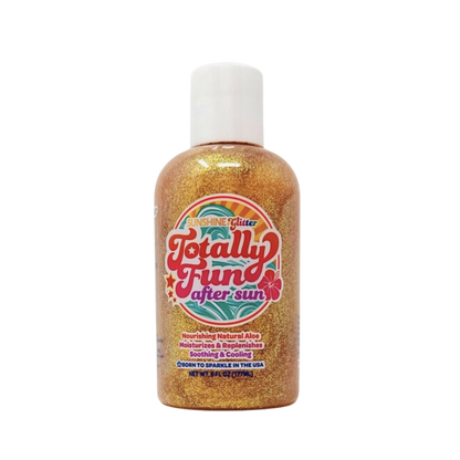 Totally Fun After Sun Glitter Aloe Body Gel 6 oz