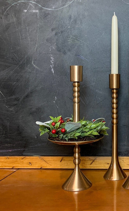 Small Brass Pedestal