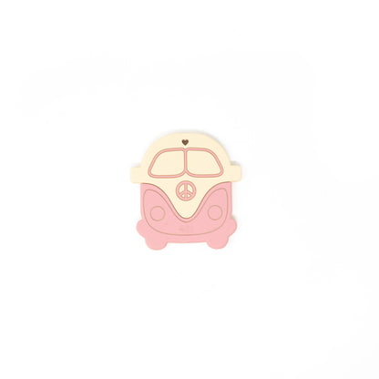 Vintage Peace Bus Silicone Teether