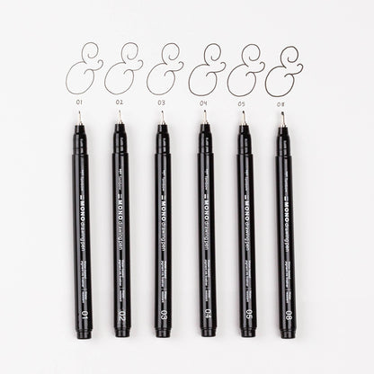 MONO Drawing Pens - 6-Pack