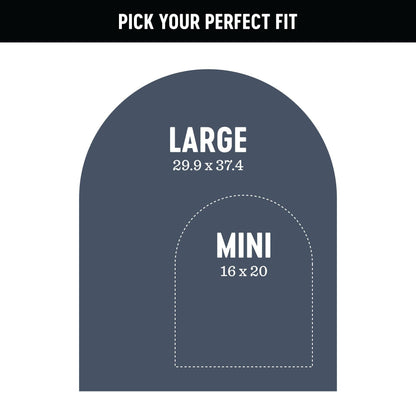 Navy Mini Arch Magnetic Wall Decal