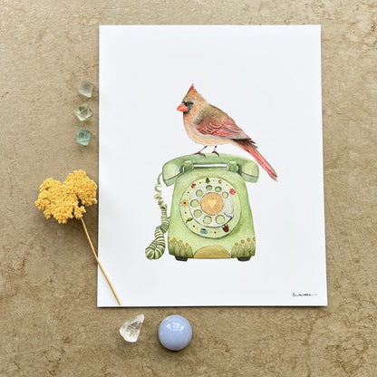 Gladys' Phone - Art Print