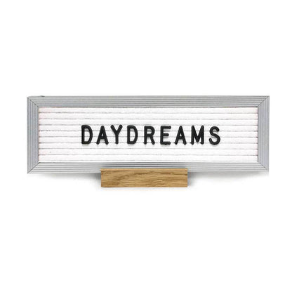 10 x 3.5  Letter Board - White
