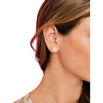 Petite Flower Studs Silver