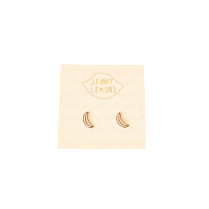 Banana Enamel Earrings