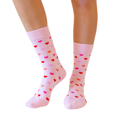 Heart Crew Socks