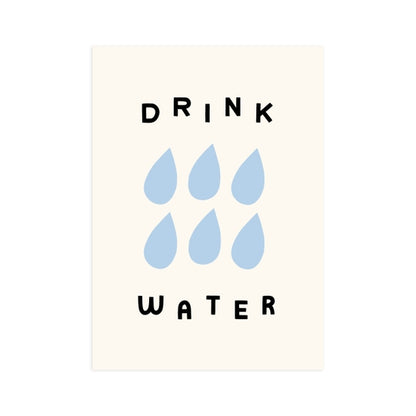 Drink Water 5x7 Print