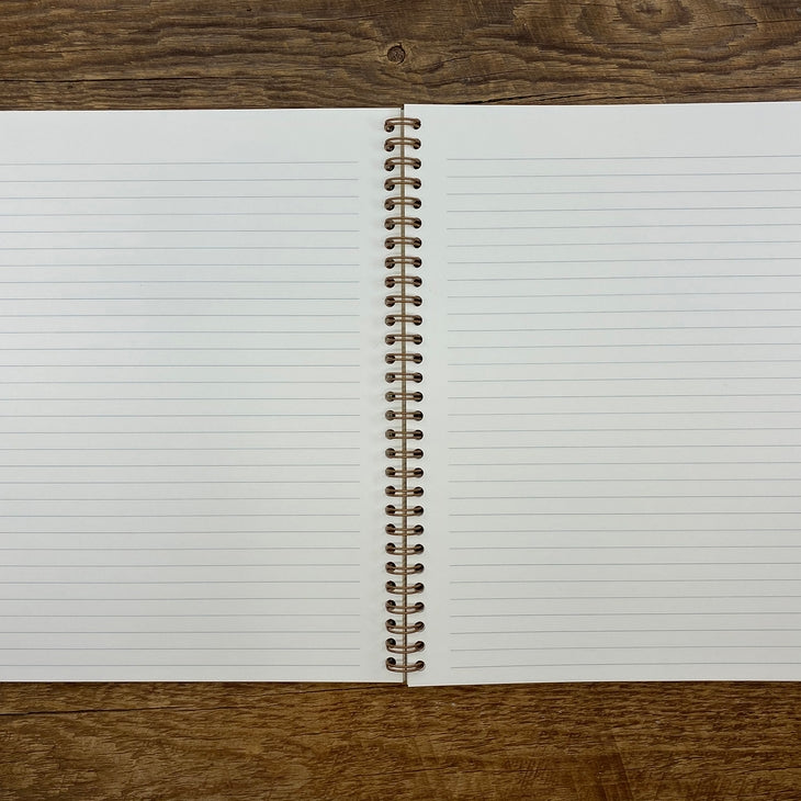 Green Floral Notebook