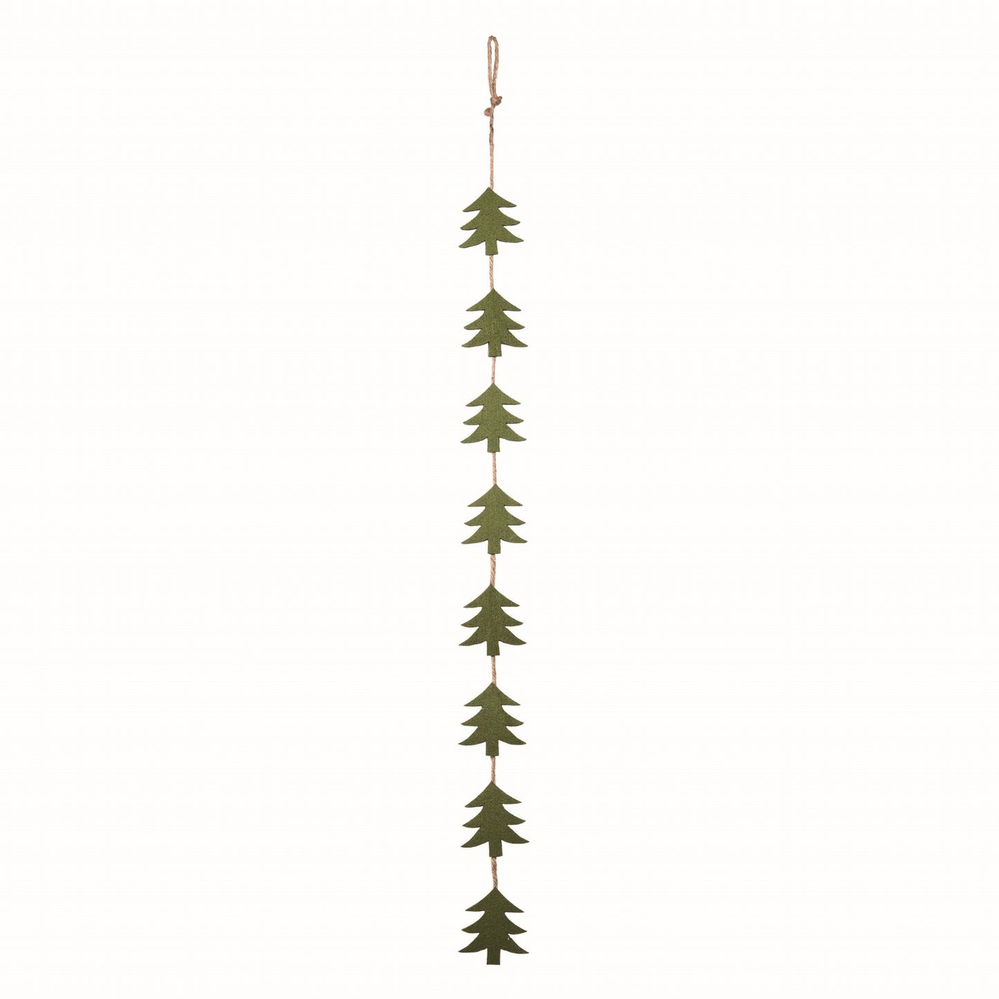 Green Stuffed Felt Hanging Banner