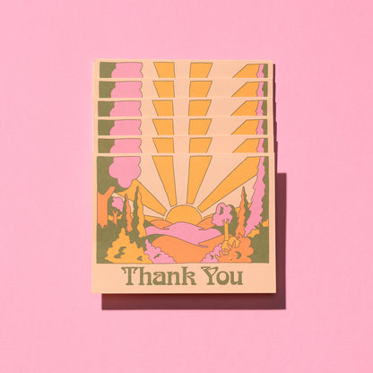 Sunrise Thank You Card