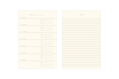 Simple Plan Weekly Planner Notebook