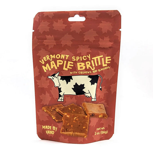 Vermont Spicy Maple Brittle with Cashews and Almonds