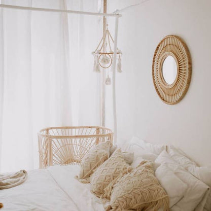 Eliana Rattan Mirror