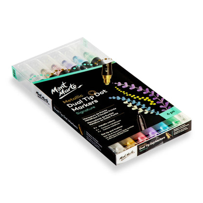 Metallic Dual Tip Dot Markers Signature 6pc