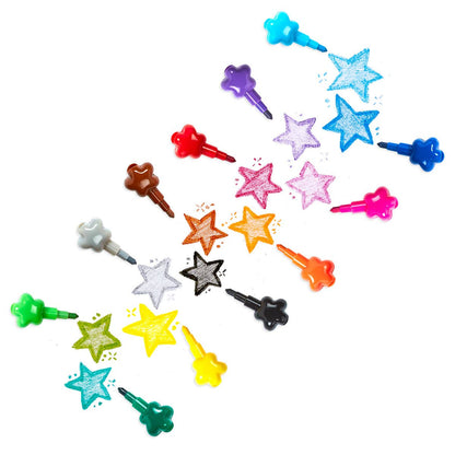 Stacks of Stars Stacking Crayons
