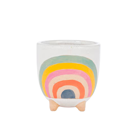 Small Rainbow Planter with Legs