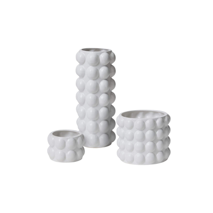 White Bubble Pot