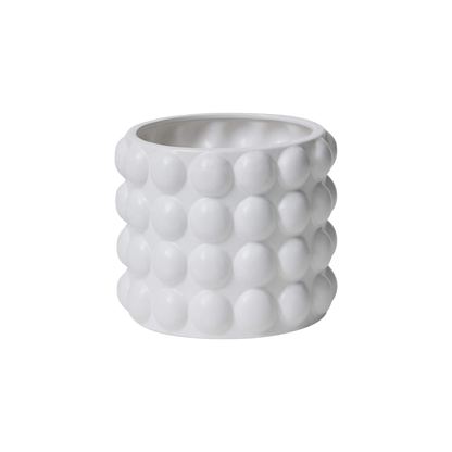 White Bubble Pot