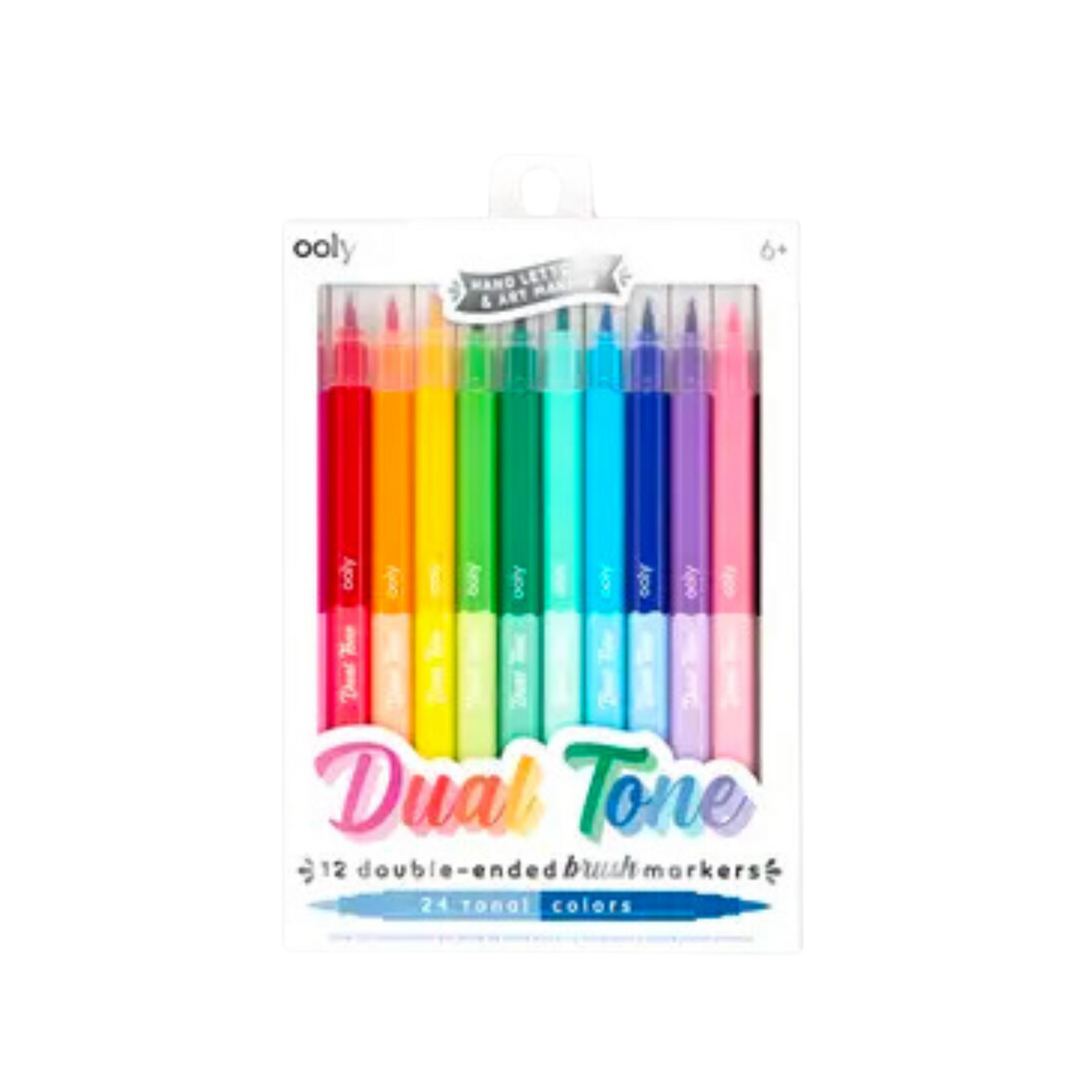 Dual Tone Double Ended Brush Markers