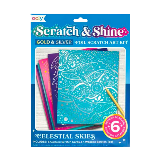 Scratch & Shine Scratch Cards - Celestial Skies (7 PC Set)
