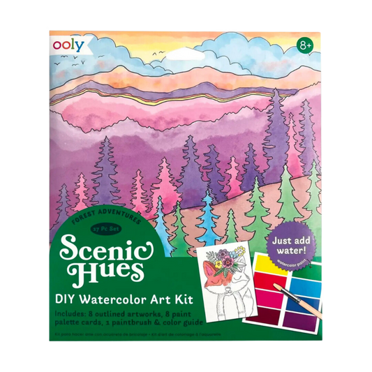 Scenic Hues D.I.Y. Watercolor Kit Forest Adventure