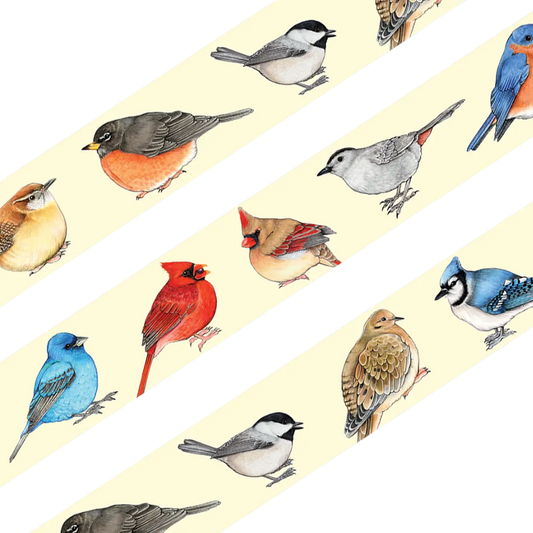 Backyard Birds Washi Tape