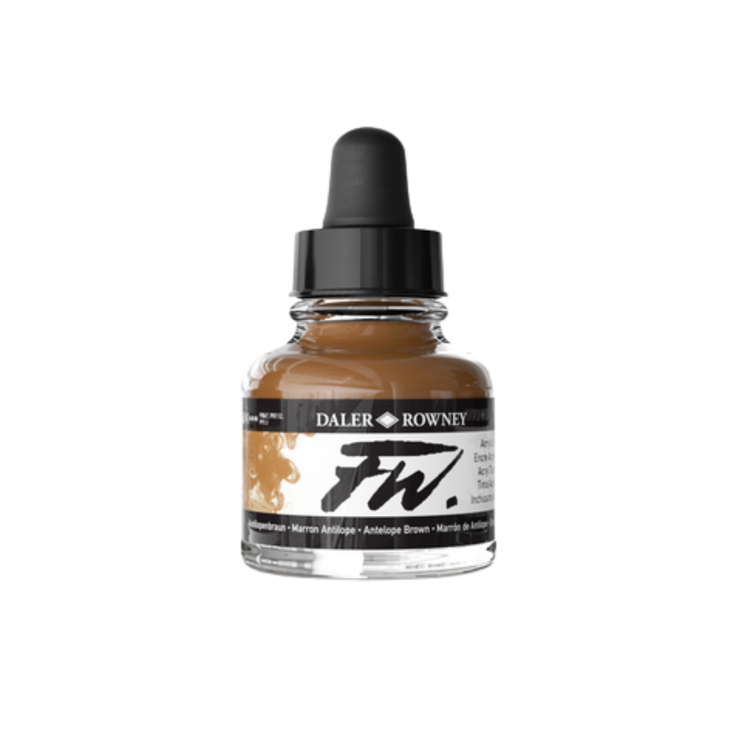FW Liquid Acrylic Ink 1oz - Antelope Brown