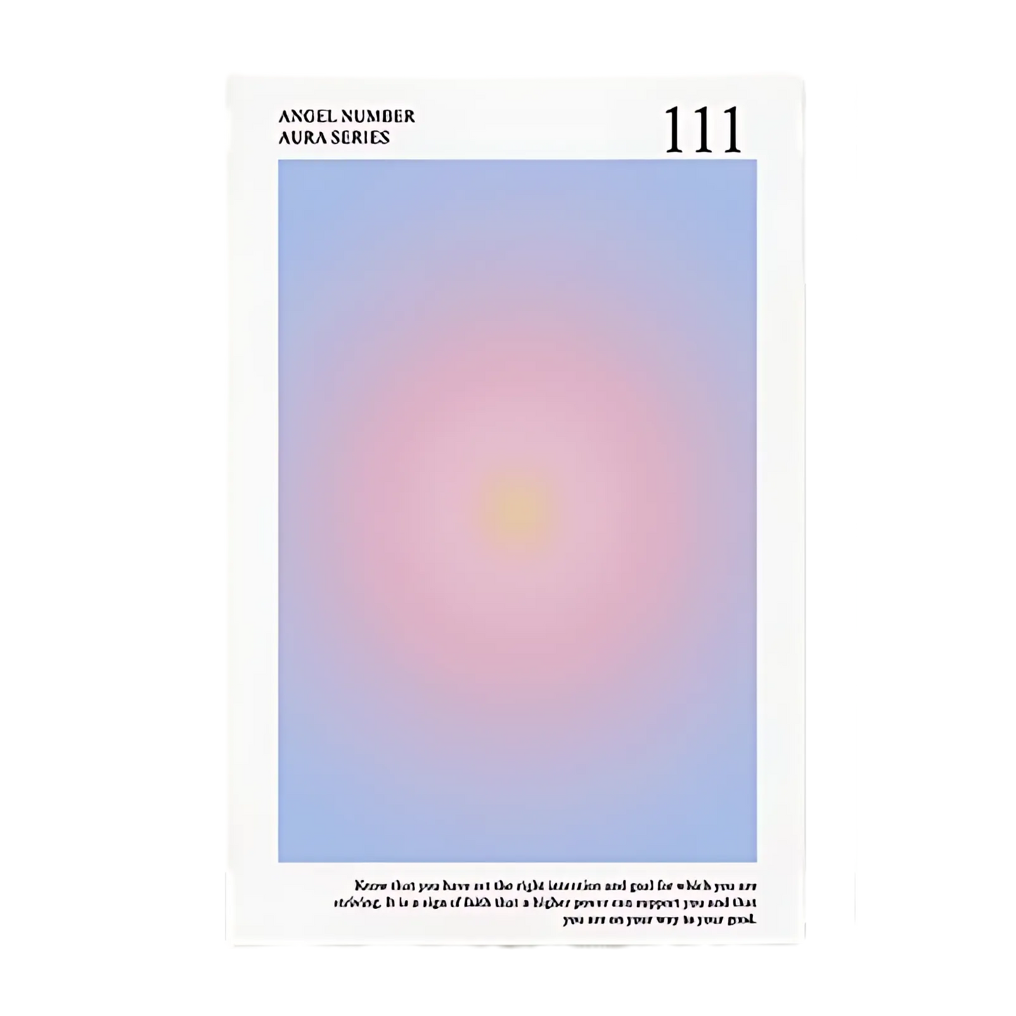 Positive Affirmation Aura Print