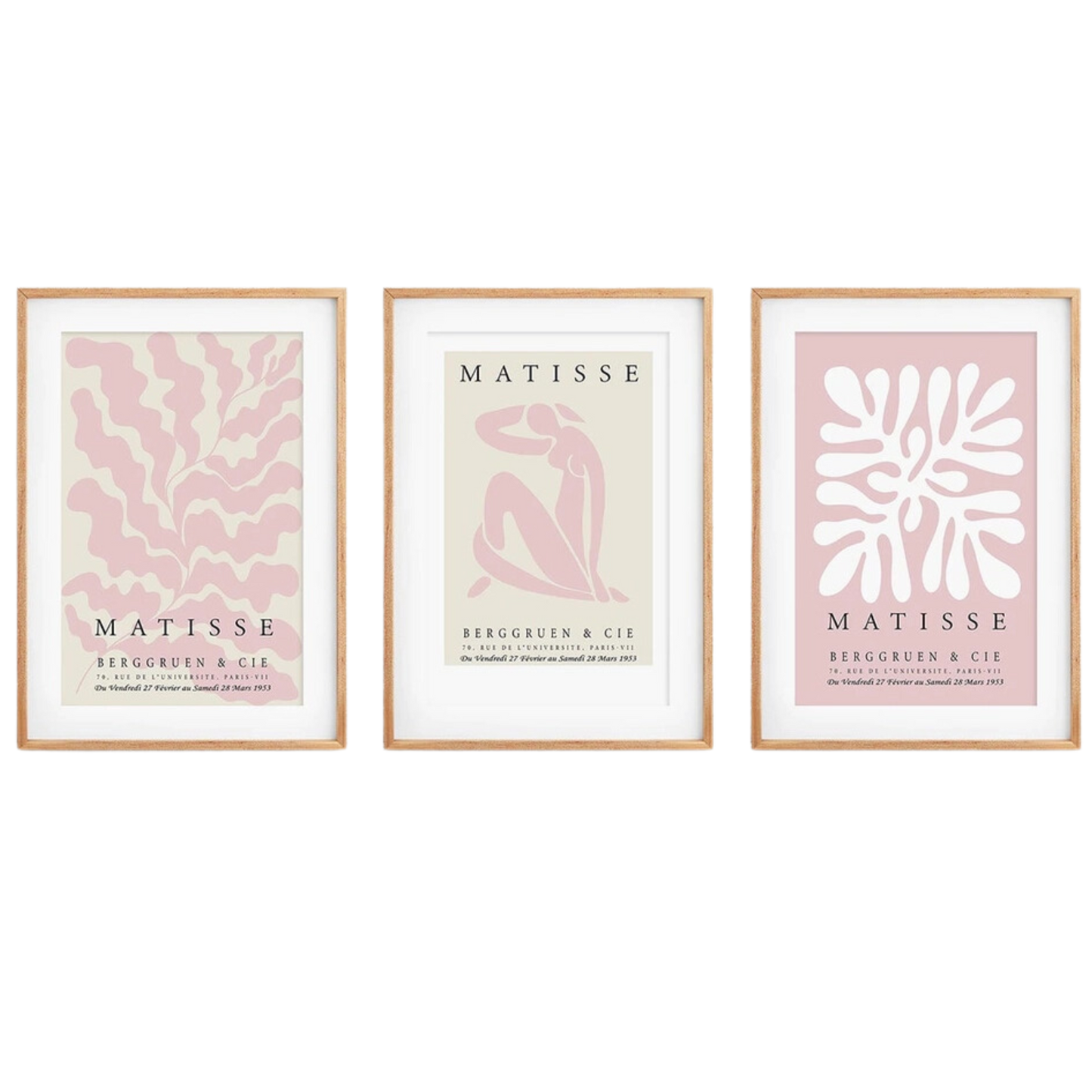 Blush & Beige Matisse Wall Art Print 8x10