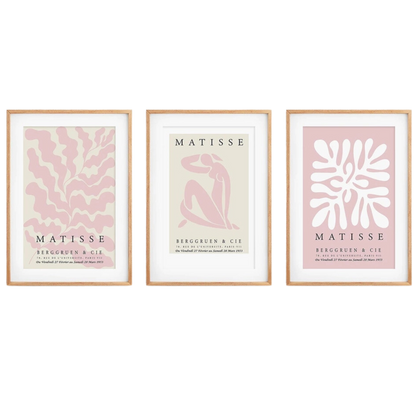 Blush & Beige Matisse Wall Art Print 8x10