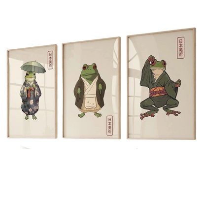 Matsumoto Hoji Frog Wall Art Print 18x24