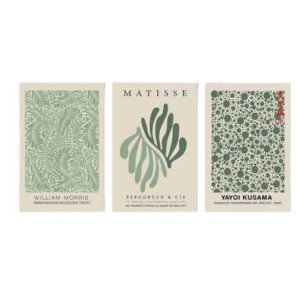 Sage Green Matisse Art Print 18x24