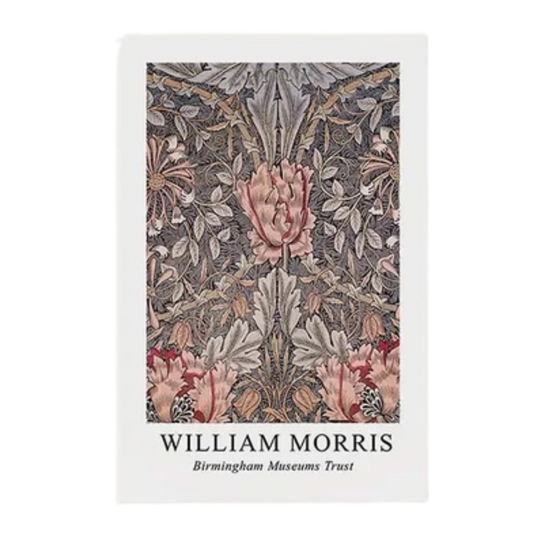 William Morris Floral Museum Exhibition Painting 18x24