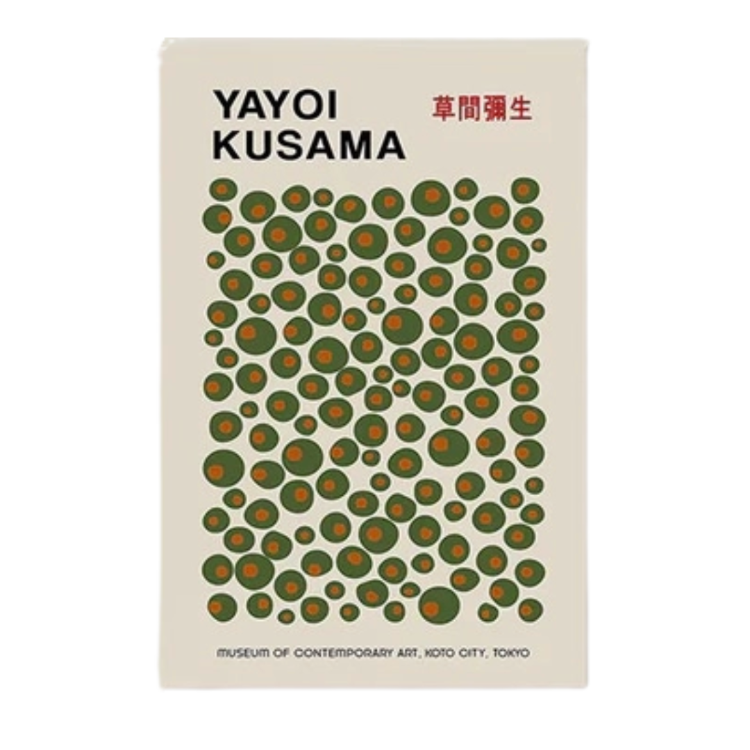 Yayoi Kusama Exhibition Wall Art Print 18x24