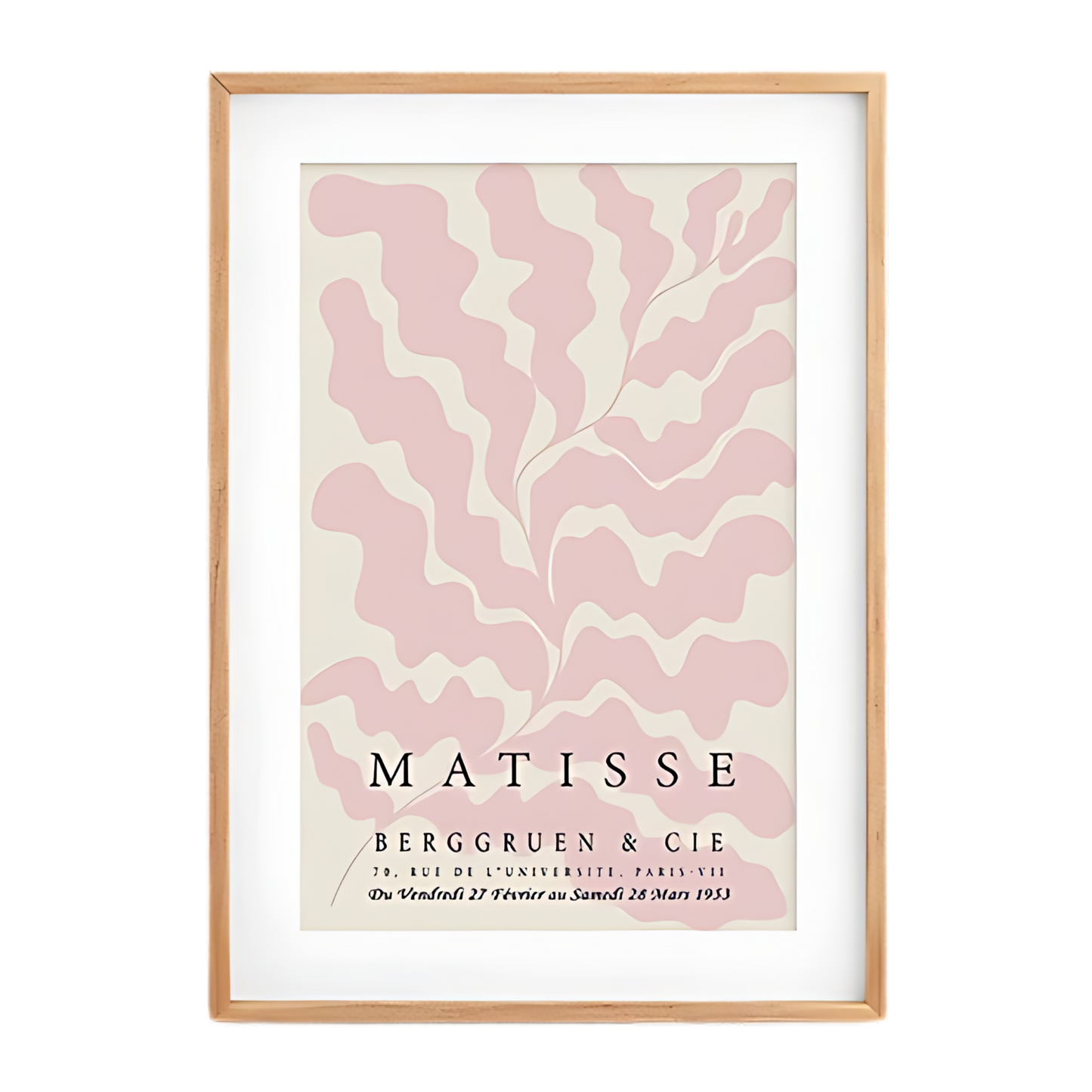 Blush & Beige Matisse Wall Art Print 8x10