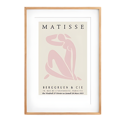 Blush & Beige Matisse Wall Art Print 8x10