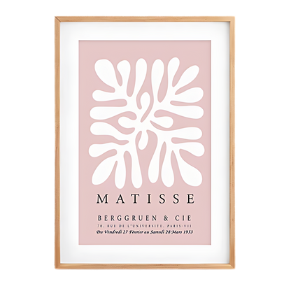 Blush & Beige Matisse Wall Art Print 8x10