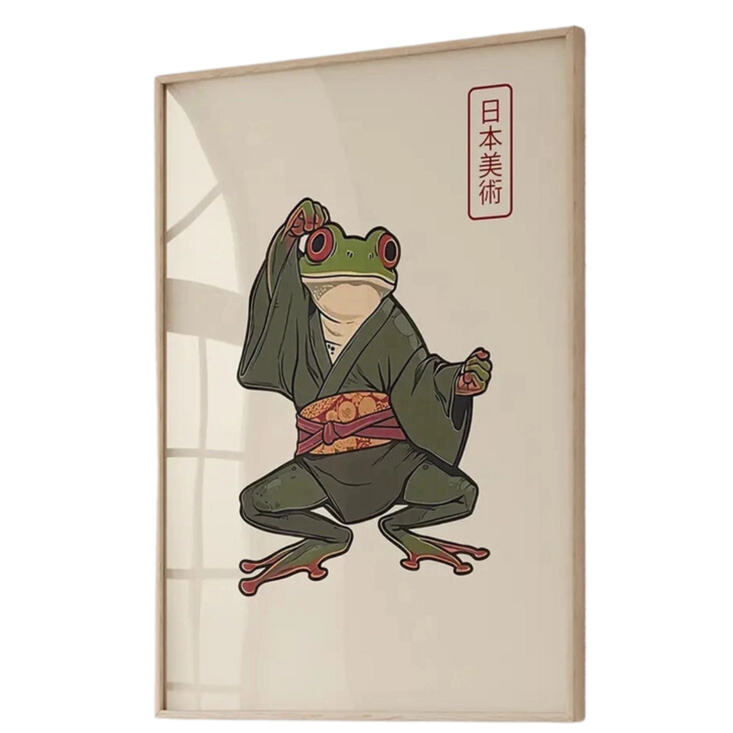 Matsumoto Hoji Frog Wall Art Print 18x24