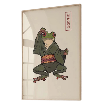 Matsumoto Hoji Frog Wall Art Print 18x24