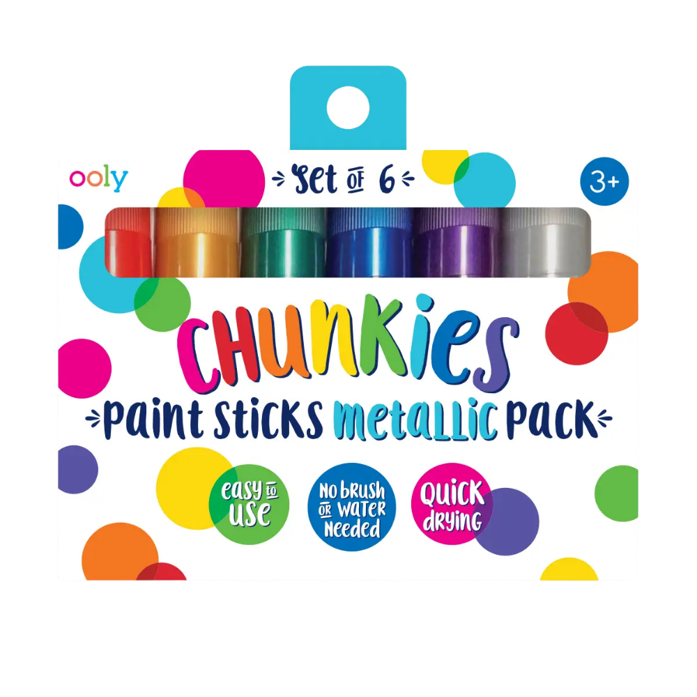 Chunkies Paint Sticks Metallic Pack - Set of 6