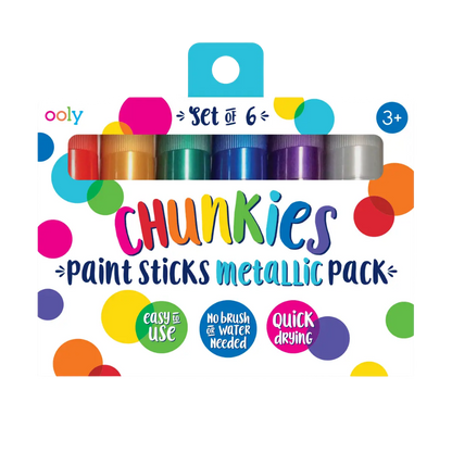 Chunkies Paint Sticks Metallic Pack - Set of 6