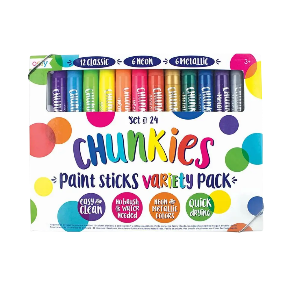 Chunkies Paint Sticks – Variety Pack – Set of 24