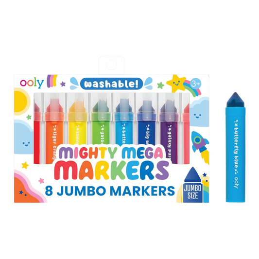 Mighty Mega Jumbo Markers – Set of 8
