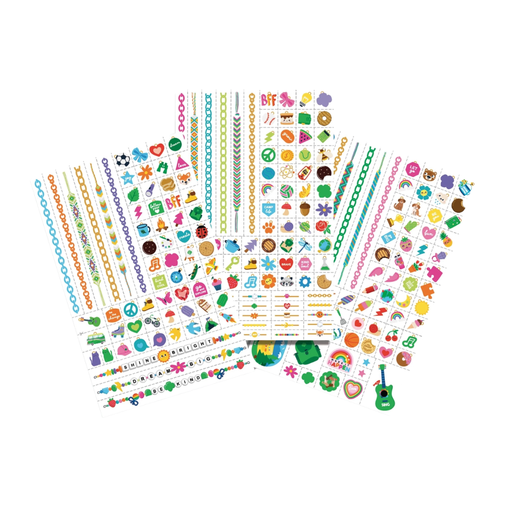 OOLY x Girl Scouts – Do-It-Yourself Tattoo Jewelry – 3 Sheet Set