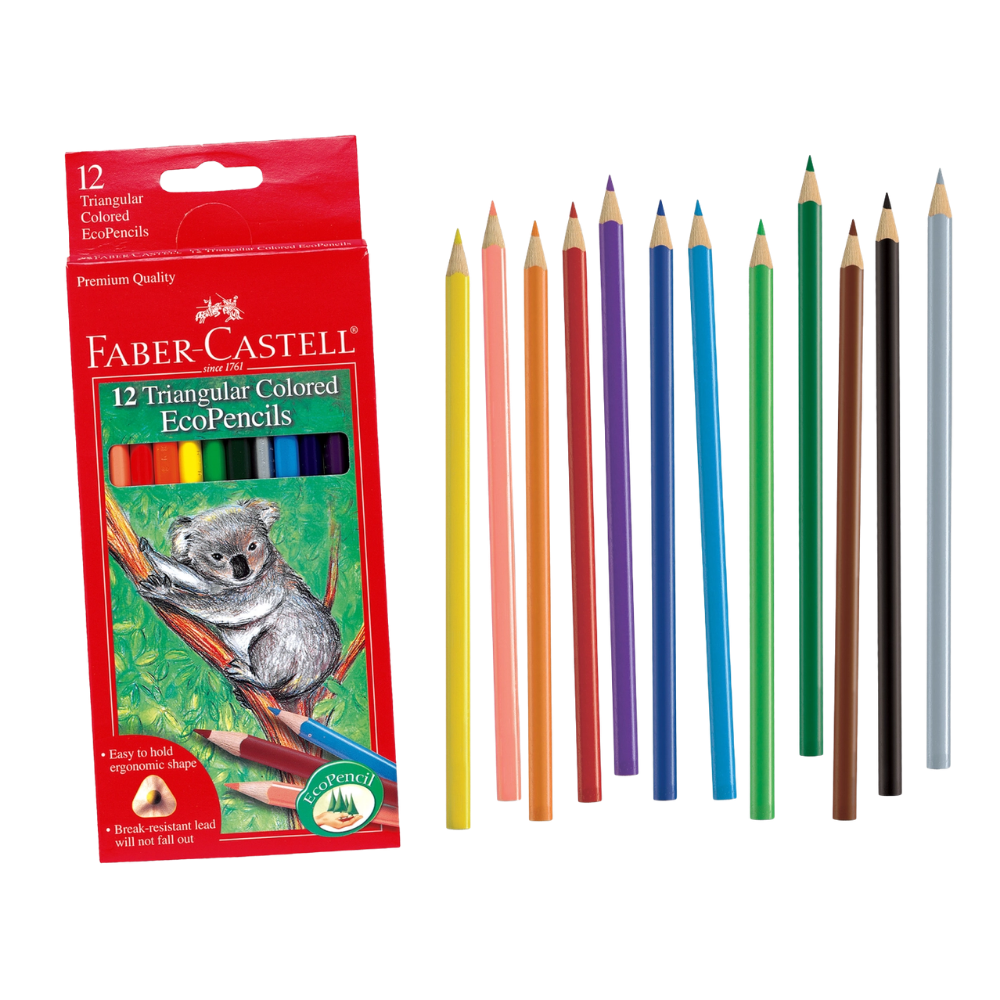 Triangular Colored EcoPencils – 12 Count