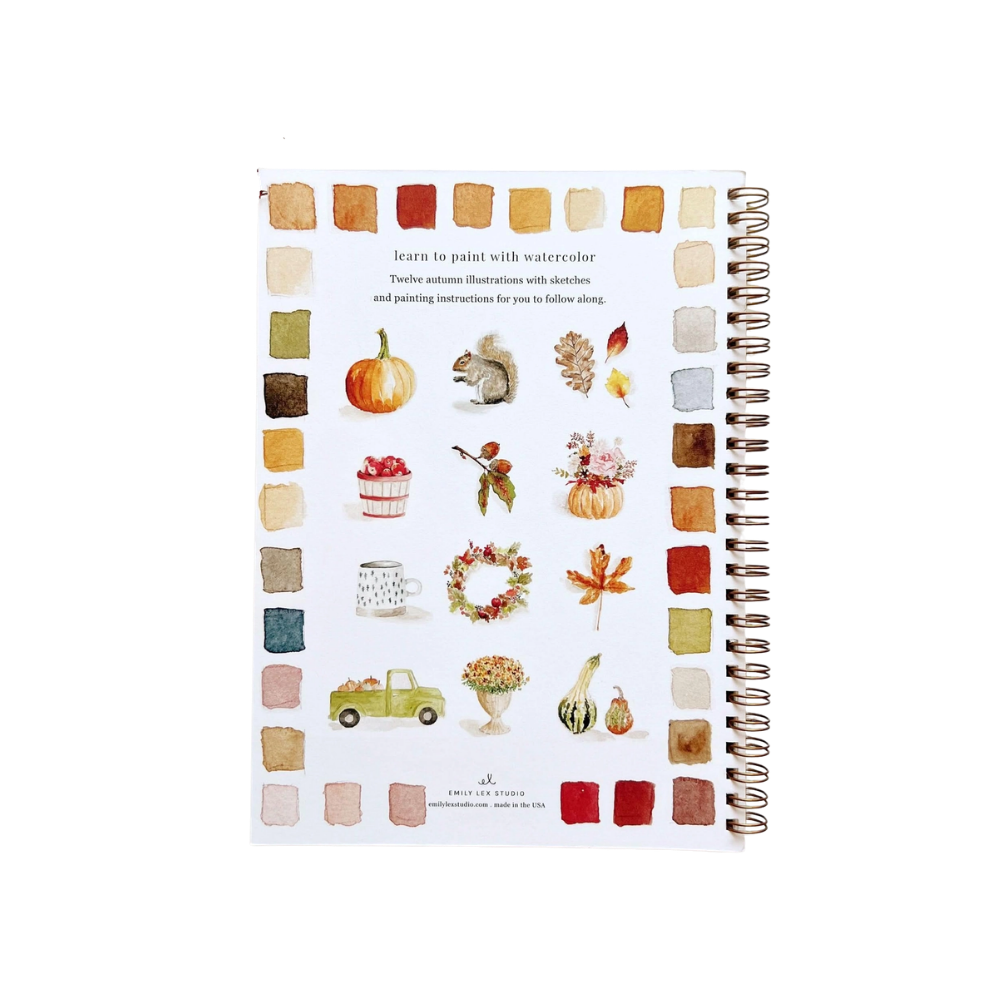 Autumn Watercolor Workbook