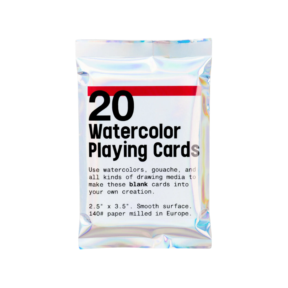 Watercolor Playing Cards – Pack of 20